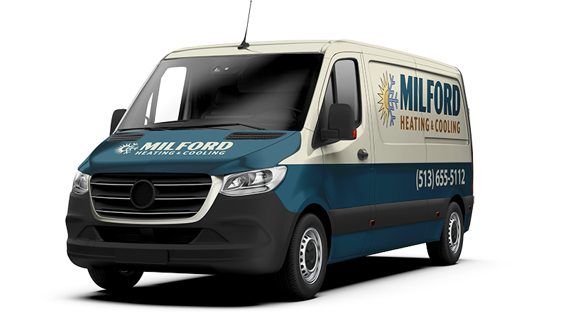 Milford HVAC Van Milford HVAC Van